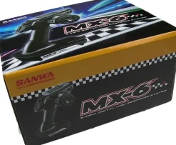 Sanwa 101A32571AMX-6 DRY 3CH Fernsteuerung 2,4GHz FH-E mit RX-391W Empfänger