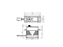 Savöx SB-2292SGSB-2292SG Brushless HV Digital Servo 0,07sek / 31kg