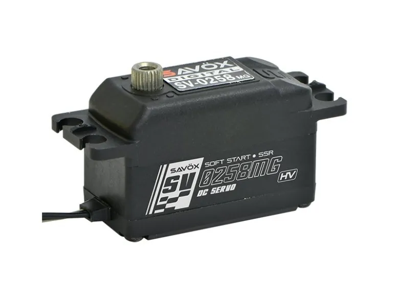 Savöx SV-0258MG+Low Profile Digitalservo HV bei 7,4V: 0,11 sec / 8 kg