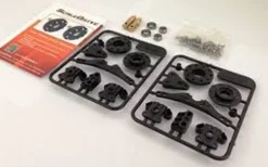 ScaleArt 74000078Radnabe für Tamiya Vorderachse -ScaleDRIVE- Kompatibel mit Tamiya 1:14 Trucks