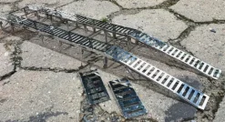 Scale-parts SP-04-01-035Edelstahl Rampe 400mm für 1:14 Tamiya Trucks