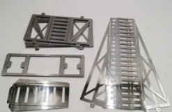 Scale-parts SP-04-01-035Edelstahl Rampe 400mm für 1:14 Tamiya Trucks