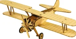 Simprop electronic 0254045Boeing PT-17 190mm 1:52 Mini Holzbausatz