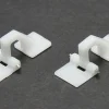 Simprop electronic 1003240Klappenscharnier 27 x 11 mm - weiß (4 Stück)
