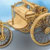 Simprop electronic 0253375Motorwagen 1886 - 1:18 Holzbausatz in Sperrholzschachtel