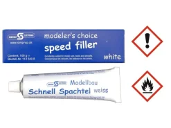 Simprop electronic 1123408Schnellspachtel weiß 100g fein
