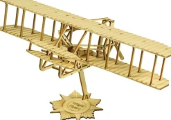 Simprop electronic 0254002Wright Flyer 1903 190mm 1:62 Mini Holzbausatz