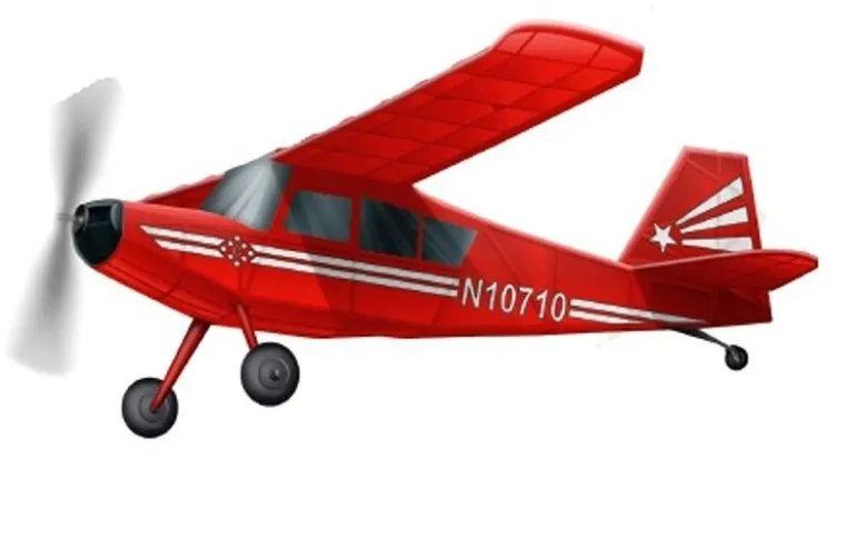 Siva 70016Bellanca Citabria Flugmodell 540mm Balsaholz Bausatz Gummimotormodell