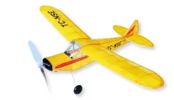 Siva 70013Piper Super Cup Flugmodell 540mm Balsaholz Bausatz Gummimotormodell