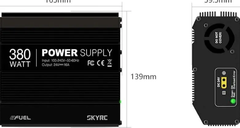 SkyRC SK200023eFuel 380W 16A 24 Volt Netzteil