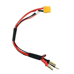 SkyRC SK600023-14Ladekabel XT60 für 2S LiPo Akku mit 4mm oder 5mm Buchse