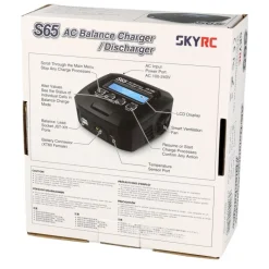 SkyRC SK100152S65 AC Ladegerät LiPo 2-4S 6A 65W, Entladen 2A NiMH