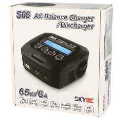 SkyRC SK100152S65 AC Ladegerät LiPo 2-4S 6A 65W, Entladen 2A NiMH