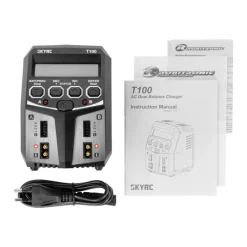 SkyRC SK100162T100 100V-230V AC Duo-Ladegerät LiPo 2-4S 5A 2x50W