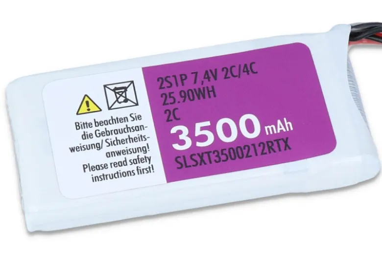 SLS SLSXT3500212RTXXTRON RTX LiPo Akku 3500mAh 2S1P 7,4V 2C/4C