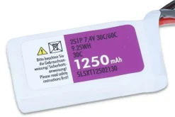 SLS SLSXT12502130XTRON LiPo Akku 1250mAh 2S1P 7,4V 30C/60C