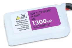 SLS SLSXT13003140XTRON LiPo Akku 1300mAh 3S1P 11,1V 40C/80C