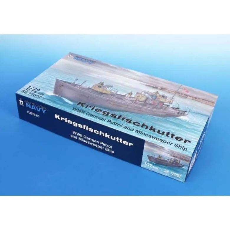 Special Hobby 100-SN72007Kriegsfischkutter 'WWII German Patrol and Minesweeper Ship' Bausatz 1:72