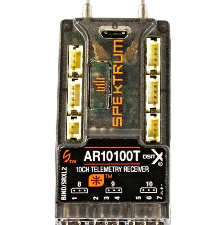 Spektrum SPMAR10100TAR10100T DSMX 10-Kanal Telemetrie Empfänger