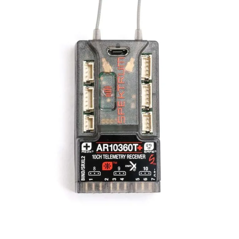 Spektrum SPM-1034AR10360T+ DSMX 10-Kanal AS3X+ & SAFE Telemetrie Empfänger