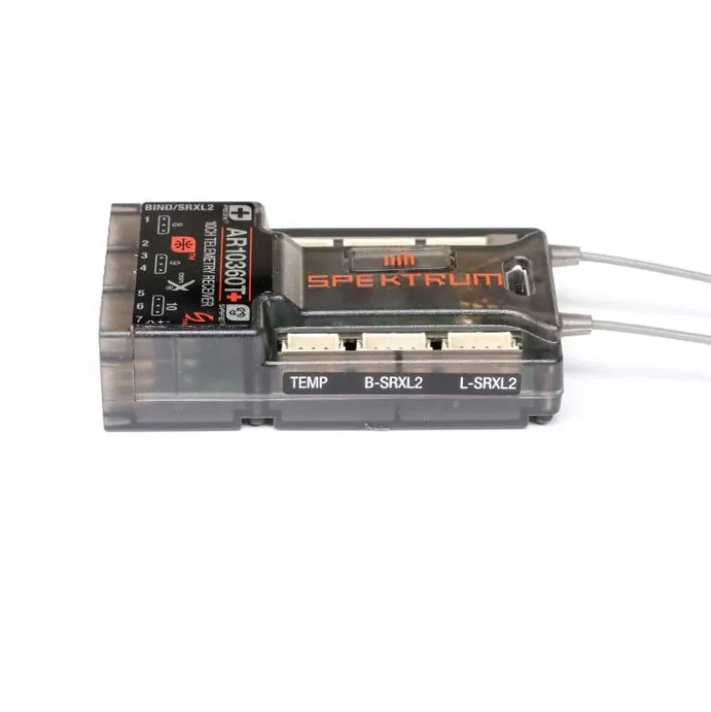 Spektrum SPM-1034AR10360T+ DSMX 10-Kanal AS3X+ & SAFE Telemetrie Empfänger