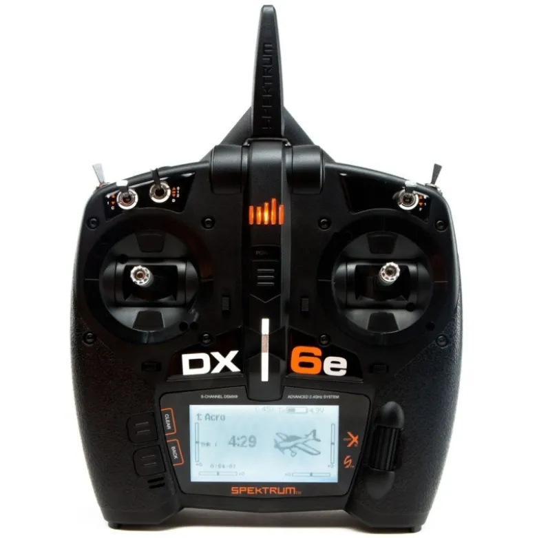 Spektrum SPMR6655EUDX6e 6-Kanal Fernsteuerung 2,4GHz DSMX Einzelsender