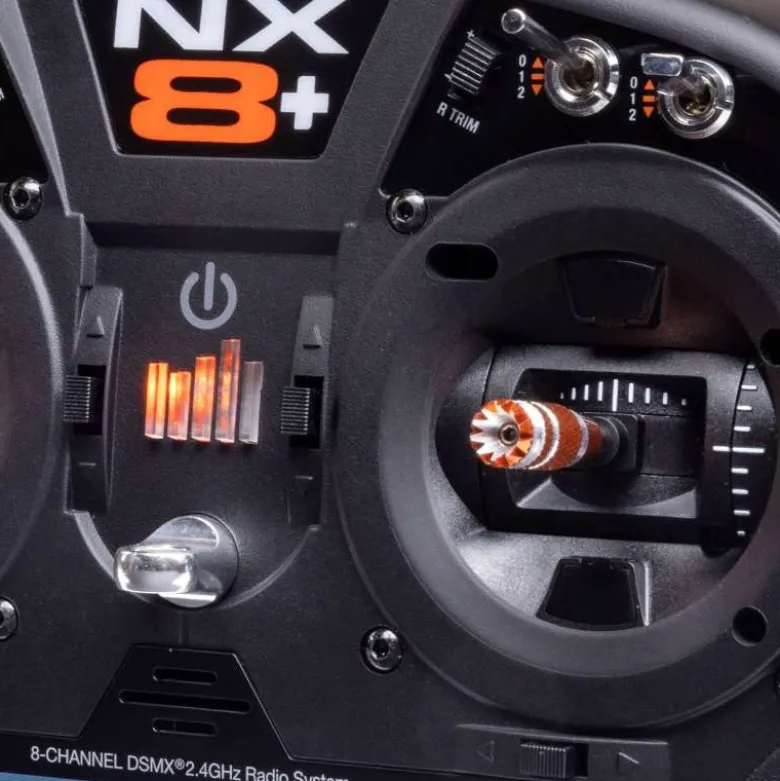 Spektrum SPMR8210EUNX8+ DSMX 2,4GHz 20-Kanal-DSMX-Fernsteuerung (nur Sender)