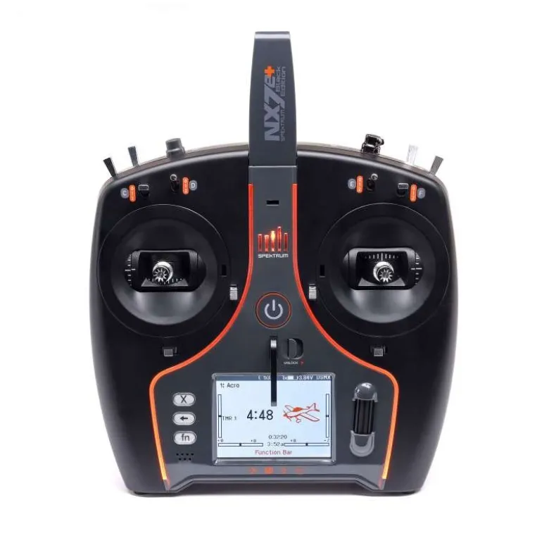 Spektrum SPMR7120EUNX7e+ 14-Kanal Fernsteuerung DSMX nur Sender, Black Edition