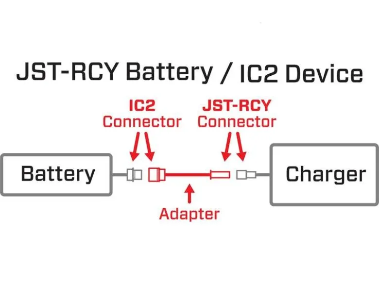 Spektrum SPMXCA323Adapter: JST-RCY (BEC-Stecker) Akku auf IC2 Gerät