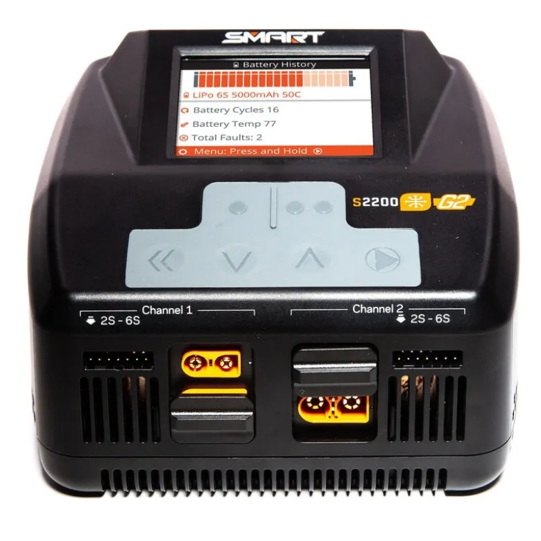Spektrum SPMXC2010IS2200 G2 AC 2x200W Smart Ladegerät