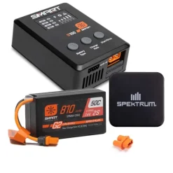 Spektrum SPMXPSS210ISmart Powerstage Surface Bundle: LiPo-Akku 810mAh, Ladegerät 65W Netzeil, Adapter