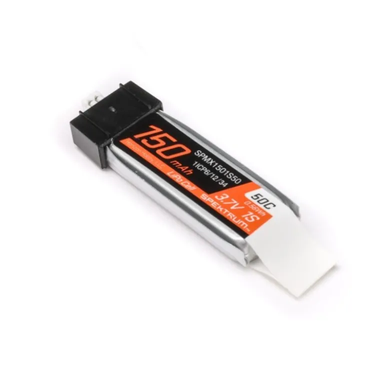Spektrum SPMX1501S503.7V 150mAh 1S 50C LiPo Akku mit JST PH1.25 Anschluss