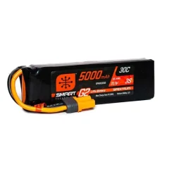 Spektrum SPMX53S3011.1V 5000mAh 3S 30C Smart G2 LiPo Battery: IC5