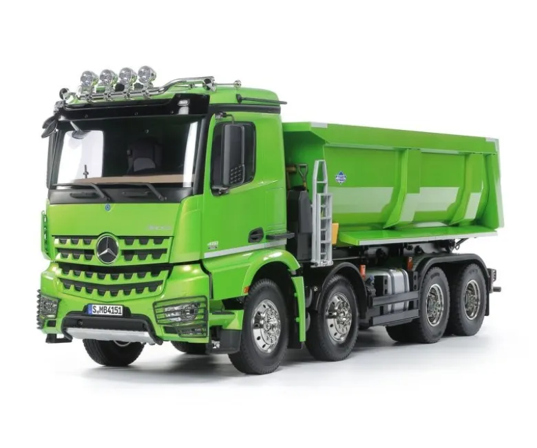 Tamiya 47523Arocs Kipper 8x4 Bausatz 1:14 in Candy Grün vorlackiert Aktionspreis