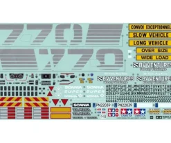 Tamiya 311421856Aufkleber Scania 770 S 8x4