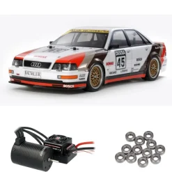 Tamiya 58682BLAudi V8 4WD Tourenwagen 1:10 TT-02 Kit Brushless Edition