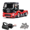 Tamiya 58683BLMercedes Race Truck MP4 4WD TT-01E 1:14 Brushless Edition