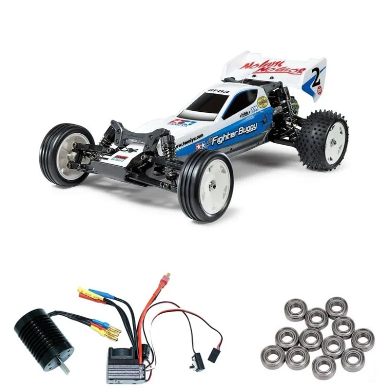 Tamiya 58587BLNeo Fighter DT-03 2WD Buggy Brushless-Edition + Kugellager