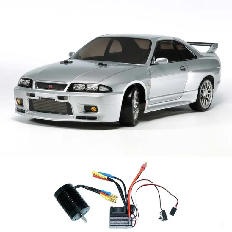 Tamiya 58604BLNissan Skyline GT-R R33 TT-02D Brushless-Edition