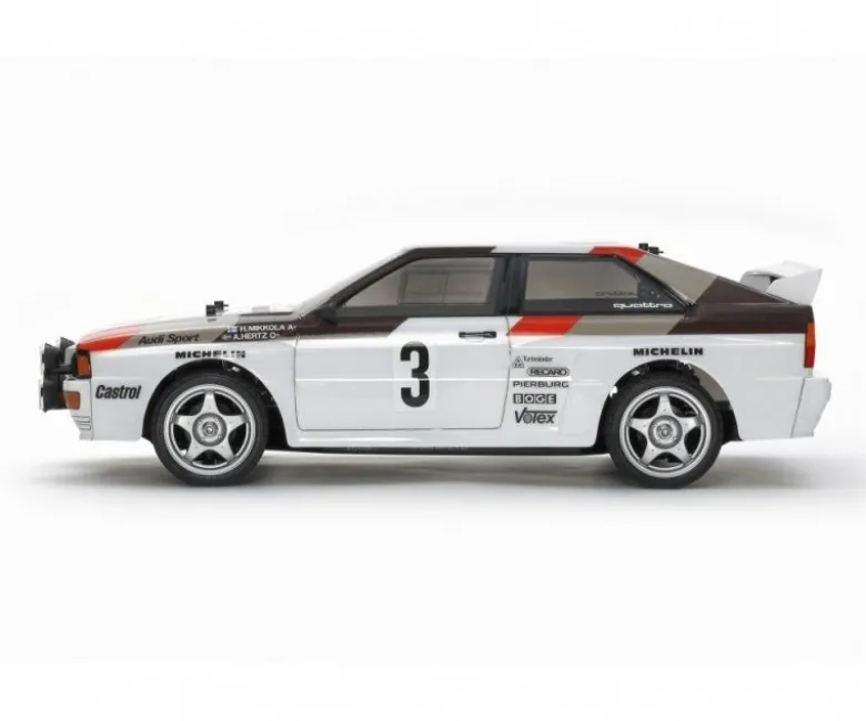 Tamiya 58667BLSETAudi Quattro A2 1/10 4WD TT-02 Brushless Komplettset