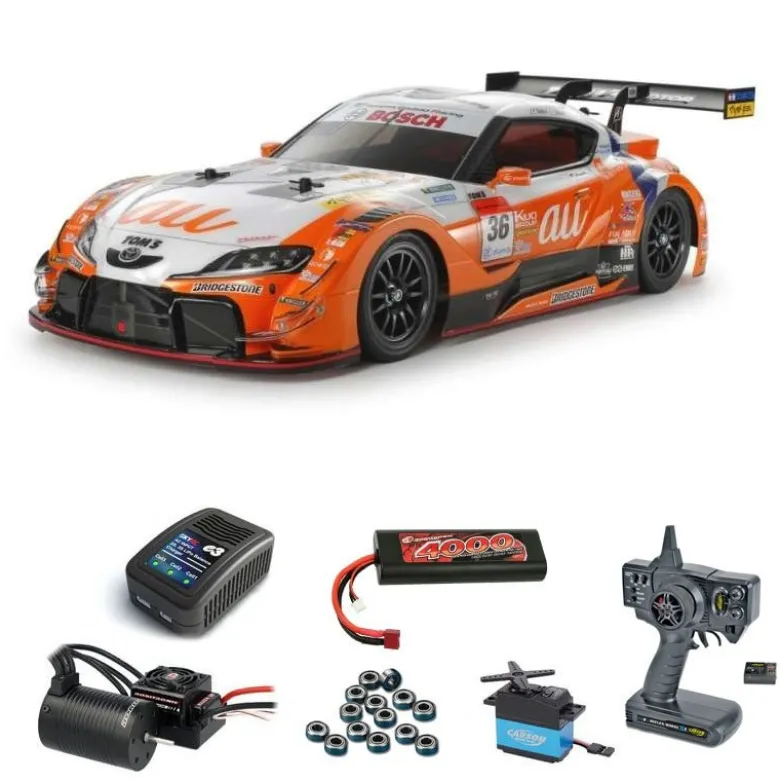 Tamiya 58703BLSETau TOM´s GR Supra 4WD (TT-02) 1:10 Bausatz Brushless Set