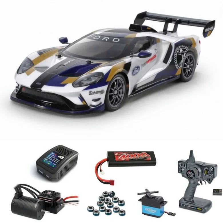Tamiya 58689BLSETFord GT Mk.II 2020 TT-02 1:10 4WD Kit Brushless Komplettset