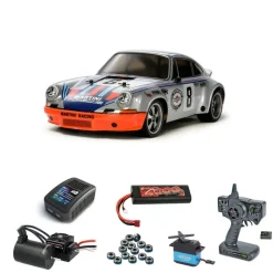 Tamiya 58571BLSETPorsche 911 Carrera RSR TT-02 Brushless-Edition Komplettset