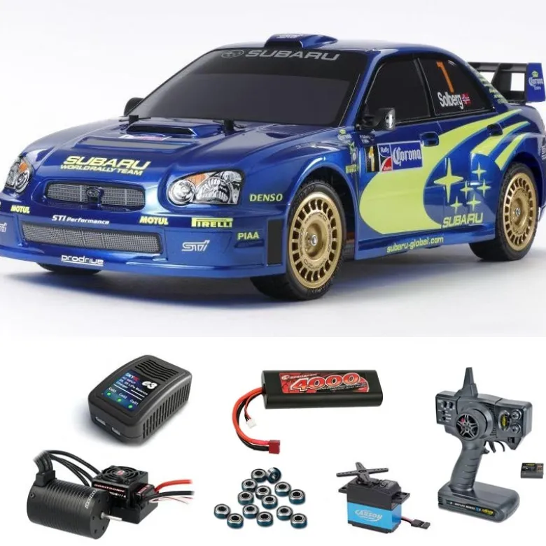 Tamiya 47372BLSETSubaru Impreza WRX 4WD TT-01E Brushless Edition Komplettset