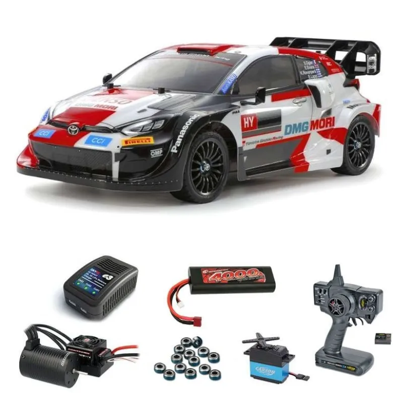 Tamiya 58716BLSETToyota Yaris Rally 1 Hybrid TT-02 1:10 4WD Kit Brushless-Set