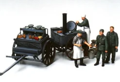 Tamiya 35247Deutsche Feldküche mit vier Soldaten 1:35
