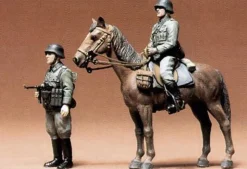 Tamiya 35053Deutsche Figuren Infanterie (beritten), Bausatz, 1:35