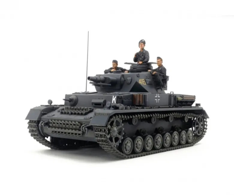 Tamiya 35374Deutscher Panzerkampfwagen IV Ausf. F L24/75mm 1:35 Bausatz