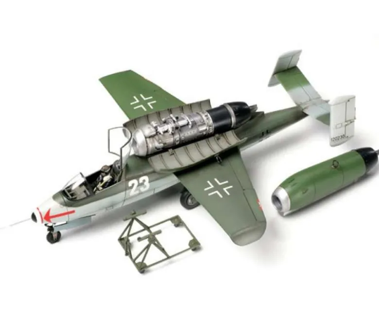 Tamiya 61097Dt. Heinkel He162A-2 Salamander, Plastikbausatz, 1:48