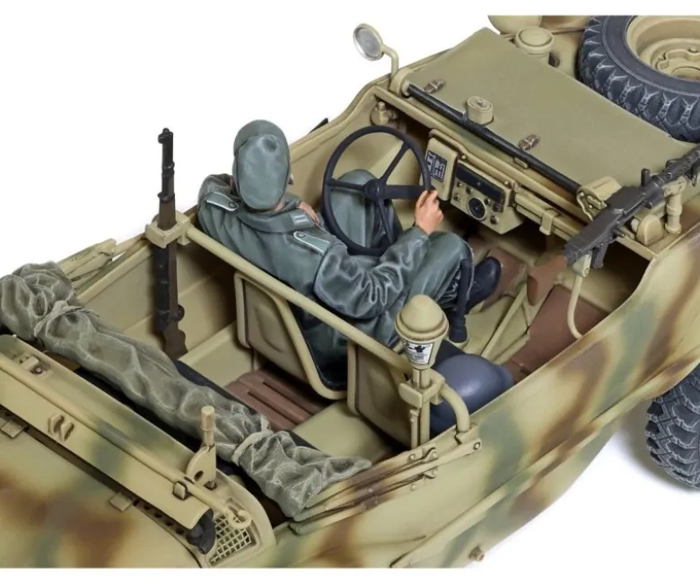 Tamiya 35393Dt. Schwimmwagen T166 breit, Plastikbausatz, 1:35